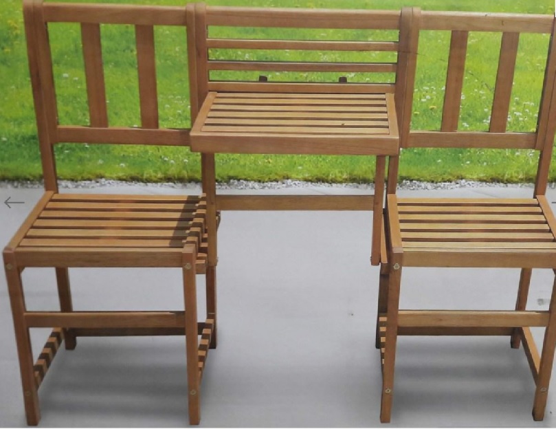 Skvost na malý balkon z EUKALYPTOVÉHO dřeva