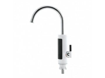 Dřezová baterie EasyMaxx Digitherm s elektrickým ohřevem vody bílá chrom 01737