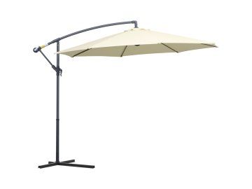 Jumi OP 142964 Slunečník s boční nohou průměr 300 cm bílý 1