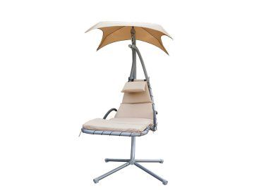 Rojaplast Zahradní závěsné relaxační křeslo 6119 béžové