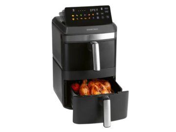 GourmetMaxx Vertikální horkovzdušná fritéza s dvojitou komorou FryUp XL 16818 (4)