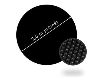 2491 solarni plachta cf pro bazeny s prumerem hladiny 2 5 m cerna