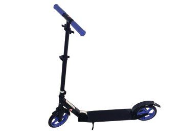 NewCential Skládací hliníková koloběžka Big Wheel AS 17020 černámodrá (2)
