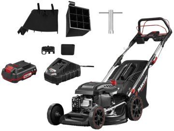 Parkside Performance Benzínová sekačka na trávu s pojezdem a s elektrickým startováním PPBRM 53 B2 69