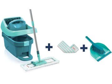 Leifheit Sada na úklid mop Profi XL + vědro Profi XL s integrovanými kolečky 55395 67 (1)