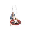 KidLand Závěsná houpačka houpací kruh 113 cm červený 4