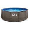 Planet Pool Nadzemní bazén s ocelovou konstrukcí FRAME ratan - 3,66 x 1,22 m 0062