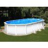 Planet Pool Nadzemní bazén s ocelovou stěnou Classic White Blue 6,1 x 3,6 x 1,2 m 28914