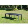 Progarden Zahradní plastový ratanový stůl Queen Rattan 220 x 90 x 72 cm antracit 1