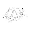 RockTrail Zatemněný pop up kempinkový stan pro 2 osoby 412195 modrý oranžový 5