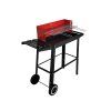GardenMeister Zahradní pojízdný gril na dřevěné uhlí Basic Trolley BBQ WM044249 16 11