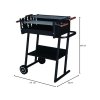 GardenMeister Zahradní pojízdný gril na dřevěné uhlí Party Trolley BBQ WM044249 10 3