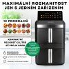 GourmetMaxx Vertikální horkovzdušná fritéza s dvojitou komorou FryUp XL 16818 (5)