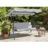 GardenLine Zahradní houpačka s držáky na nápoje KRES 5422 šedá 8