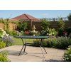 GardenLine Kovový zahradní stůl se skleněnou deskou 110 x 60 x 70 cm NEO 9949 3