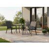 GardenLine Kovový zahradní stůl se skleněnou deskou 110 x 60 x 70 cm NEO 9949 2