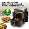 GourmetMaxx Vertikální horkovzdušná fritéza s dvojitou komorou a bočním displejem FryUp 10 l 15305 (3)