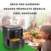 GourmetMaxx Vertikální horkovzdušná fritéza s dvojitou komorou a bočním displejem FryUp 10 l 15305 (4)