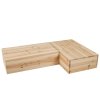 KidLand Pískoviště na balkon 150 x 45 cm přírodní 1