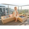 KidLand Pískoviště na balkon 150 x 45 cm přírodní 5