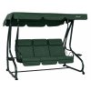 GardenLine Zahradní houpačka s lůžkem a držáky na nápoje SORENTINO Mesh Green zelená 1