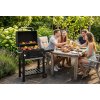 GrillMaster Zahradní gril na dřevěné uhlí American BBQ 6